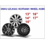 Dekoratīvās disku uzlikas
