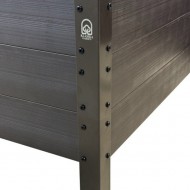 Paaugstinātā dārza dobe KLASIKA Woodlook 1500x750x300mm, brūna