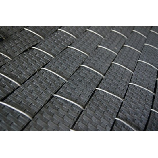 Žoga Lamile MIKKO RATTAN 12,75x0,0475 m (1200 g/m2) MK-03, tumši pelēka
