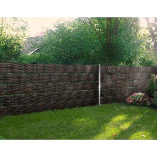 Žoga Lamile MIKKO RATTAN 12,75x0,0475 m (1200 g/m2) MK-01, tumši brūna