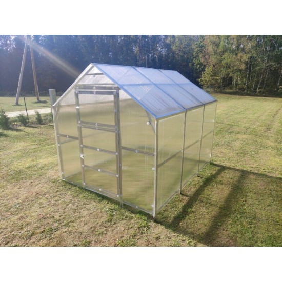 Siltumnīca KLASIKA BERNARD 2,35x6 m ar 4mm polikarbonāta pārklājumu 4779037492329