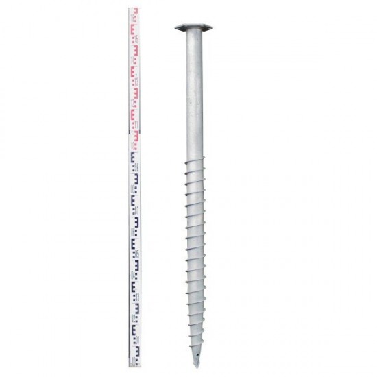 Skrūvpālis M 76X2000X3,5mm M24 HDG