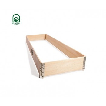 Paaugstinātā dārza dobe koka KLASIKA GARDEN 1200×800×195 mm