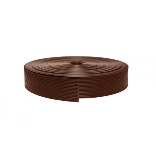 Žoga lamile MIKKO 4,75cm x 35m (750 g/m2) RAL8017 brūna + 28 gab. turētāji