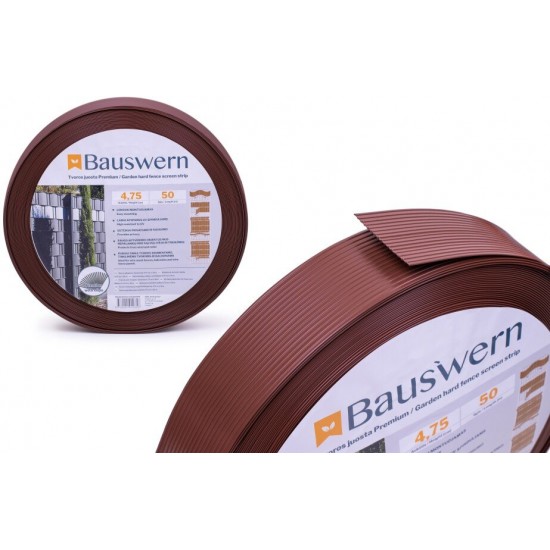 Žoga lamile Bauswern Premium 50x0,0475m (700 g/m2) RAL8011, brūna