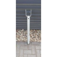 Skrūvpālis U veida 100x1200x2,0mm HDG
