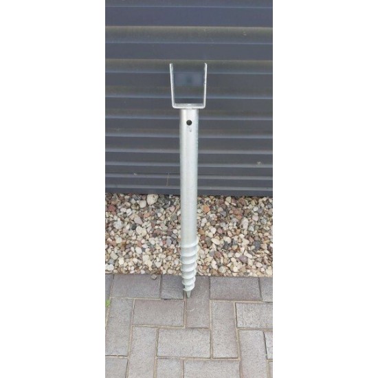 Skrūvpālis U veida 100x1200x2,0mm HDG