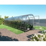 Siltumnīca KLASIKA SLIM 2x12m (24m2) ar 4mm polikarbonāta pārklājumu
