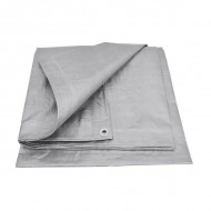 Tents – pārklājs 6 × 10 m, sudraba (120 g/m²)