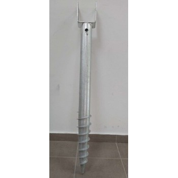 Skrūvpālis U veida 70x100x1000mm HDG
