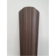 Profilēta metāla žoga štaketas POLO PMx2 RAL8019 (Pelēki brūna) 1500mm