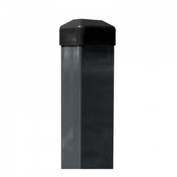 Stabs taisnstūrprofila 40*60/1.3mm, ZN/KRĀSOTS, UV, cepurīte, RAL7016 pelēks H 1.7m; 40*60/1.3mm;