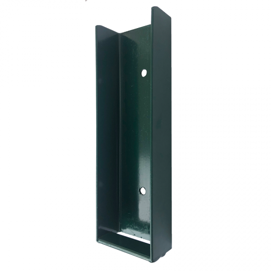 Pasētas metāla stiprinājums RAL6005 zaļš 20*6cm; RAL6005