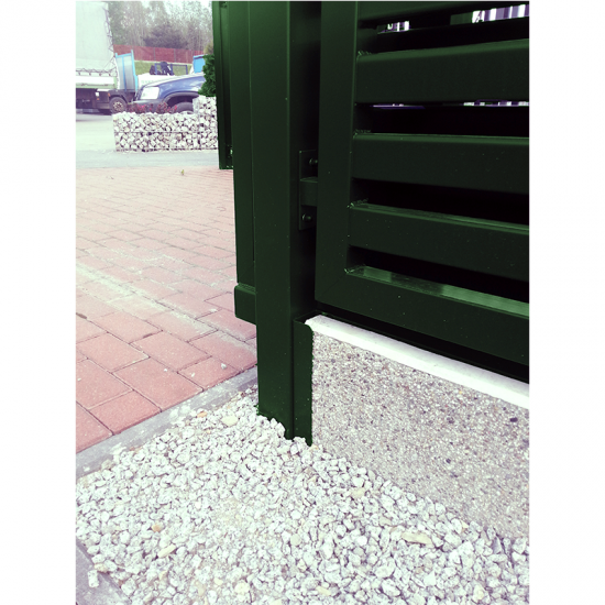 Pasētas metāla stiprinājums RAL6005 zaļš 30*6cm; RAL6005