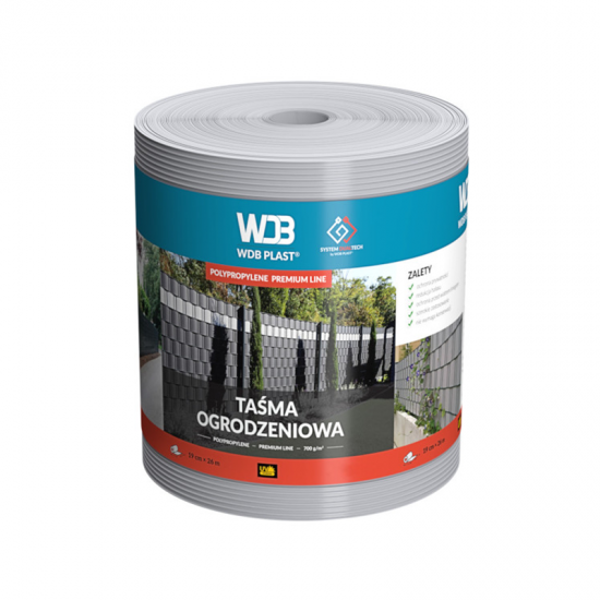 Plastmasas lamiles žogiem un balkoniem RAL7040 W190mm; L26m; 700g/m²
