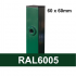 Kvadrātprofilu vārtu stabs RAL6005 zaļš H1900/60*60/2mm-1.2m vārtiem