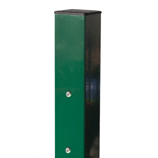 Kvadrātprofilu vārtu stabs RAL6005 zaļš H2200/80*80/2mm-1.5m vārtiem