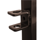 Kvadrātprofilu vārtu vērtne W1M RAL8017 brūns H1.5 W1.0m