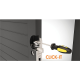 Ieliekamā slēdzene ar 20 mm atstarpi profiliem no 40 mm - FORTYLOCK.