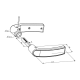 Roktura pāris no poliamīda - 3006P 66mm; 113mm