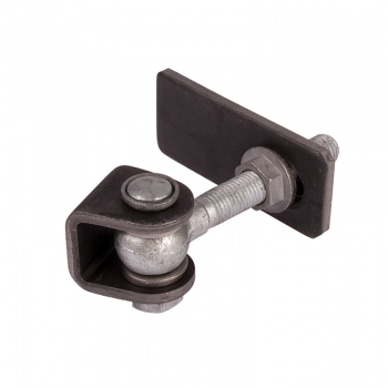 Trīsvirzienu regulējama 180° eņģe - GBMU – melnā metāla M16-110-50mm