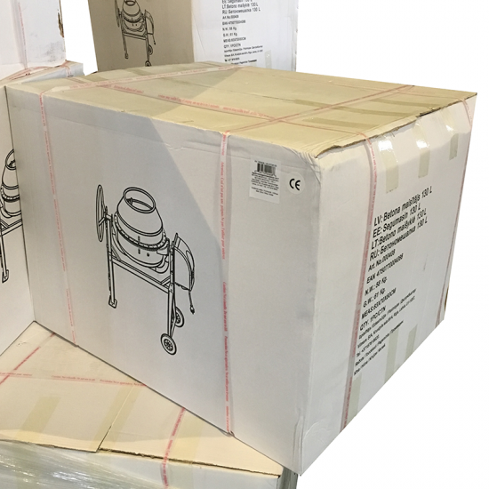 170 L betona maisītājs ar 1000 W vara tinumu motoru, neilona zobgredzenu klusai darbībai, augstuma regulēšanu ar bremzi un CE/IP45 drošības standartiem – iespējams labākais savā klasē 170L; 1000W;