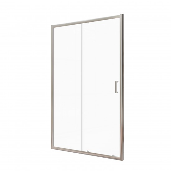 Dušas durvis VENTO Asti 100X195 cm, stikls 6mm Easy Clean caurspīdīgs, hromēts profils