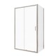 Dušas durvis VENTO Asti 100X195 cm, stikls 6mm Easy Clean caurspīdīgs, hromēts profils