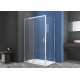 Dušas durvis VENTO Asti 120X195 cm, stikls 6mm Easy Clean caurspīdīgs, hromēts profils