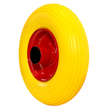 Poliuretāna ritenis, metāla disks, adatu gultņi 8" 200X50 / 20*75mm ASS/AXLE