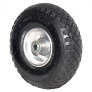 Pneimatisks ritenis, metāla disks, lodīšu gultņi 10*3.00-4" 16*75mm ASS/AXLE
