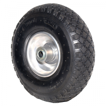 Pneimatisks ritenis, metāla disks, lodīšu gultņi 10*3.00-4" 16*75mm ASS/AXLE