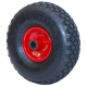 Pneimatisks ritenis, metāla disks, adatu gultņi 10*4.00-4" 20*100mm ASS/AXLE
