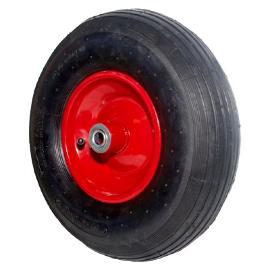 Pneimatisks ritenis, metāla disks, lodīšu gultņi 13*4.0-6", 16*92mm ASS/AXLE