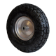 Pneimatisks ritenis, metāla disks, lodīšu gultņi (rezerves ritenis 1032 ķerrai) 13*4.0-6", 16*75mm ASS/AXLE