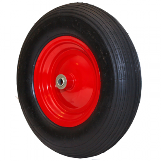 Pneimatisks ritenis, metāla disks, lodīšu gultņi (rezerves ritenis 1027 un 1039 ķerrai) 16*4.0-8", 16*100 ASS/AXLE