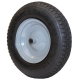 Pneimatisks ritenis, metāla disks, plastmasas bukse (rezerves ritenis Haemmerlin ķerrām) 16*4.00-8", 14*104mm ASS/AXLE