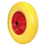 Poliuretāna ritenis, metāla disks, adatu gultņi 16*4.00-8", 20*100mm ASS/AXLE