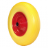 Poliuretāna ritenis, metāla disks, adatu gultņi 16*4.00-8", 20*100mm ASS/AXLE