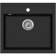 Granīta izlietne 565x510 Black