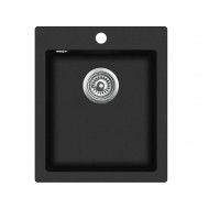 Granīta izlietne 425x500 BLACK METALLIC