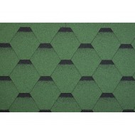Bitumena dakstiņi STANDARD FORCE HEXAGONAL, Zaļš, 3m2