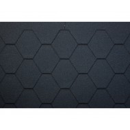 Bitumena dakstiņi STANDARD FORCE HEXAGONAL, Melns, 3m2