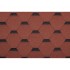 Bitumena dakstiņi STANDARD FORCE HEXAGONAL, Sarkans, 3m2
