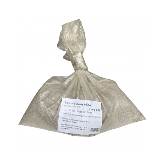 Šamota pulveris 5kg