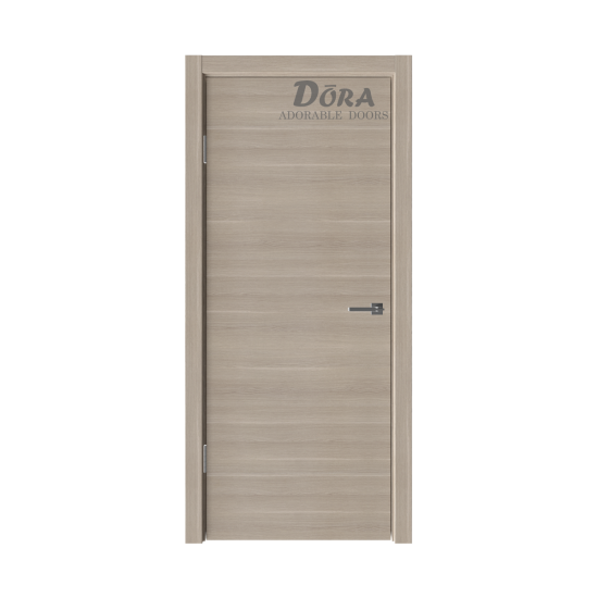 Finierētas Durvis Dora Standart X Komplekts - Vērtne, Kārba, Slēdzene, 2 Eņģes, (Grafīta Ozols)