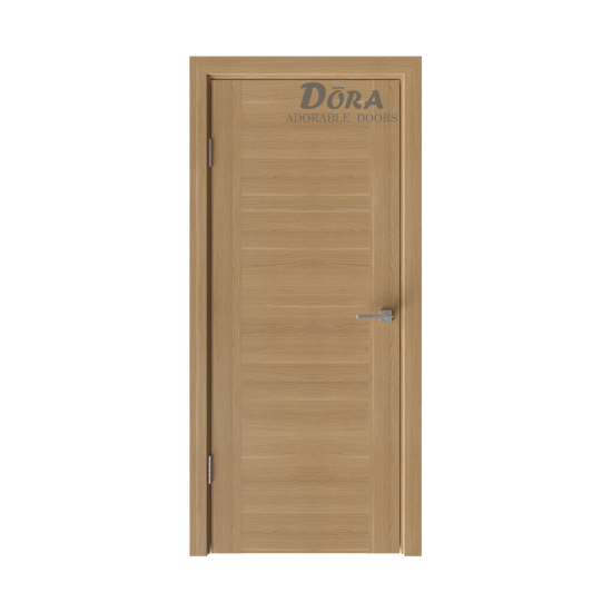 Finierētas Durvis Dora Klasika Project Komplekts - Vērtne, Kārba, 2 Eņģes, Ozols, D2, Pildītas