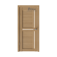 Finierētas Durvis Dora Modern-3 O Komplekts - Vērtne, Kārba, Slēdzene (Ozols), 2 Eņģes, D2, Stiklotas