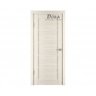 Ar PVC Pārklājumu Durvju Komplekts Dora Horizontal-1, Kapučino