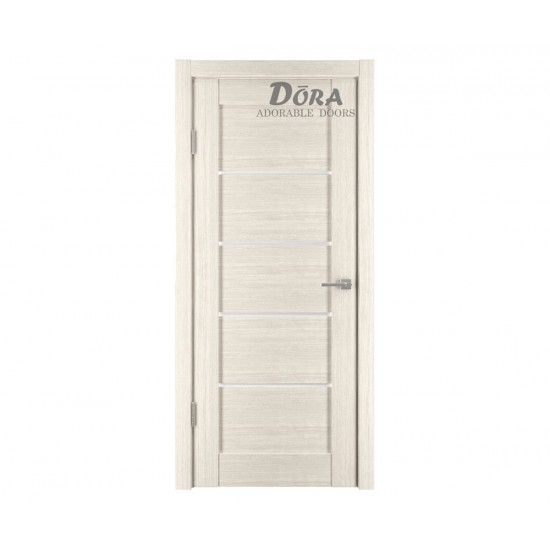 Ar PVC Pārklājumu Durvju Komplekts Dora Horizontal-1, Kapučino